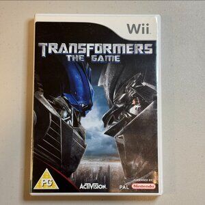 Transformers The Game For Nintendo Wii PAL Version EUR Case, Disc Only Fast Ship